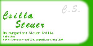 csilla steuer business card